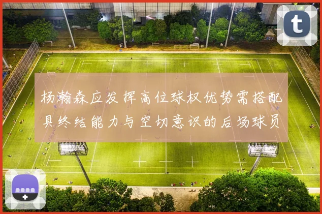杨瀚森应发挥高位球权优势需搭配具终结能力与空切意识的后场球员
